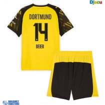 Borussia Dortmund Maximilian Beier #14 Domaci Dres za djecu 2025-26 Kratak Rukav (+ Kratke hlače)